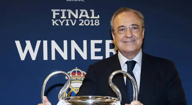 Florentino Pérez fue reelegido como presidente del Real Madrid.