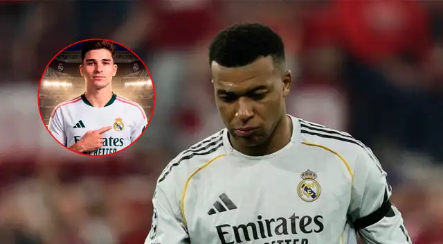 Kylian Mbappé recibió duras noticias en medio sobre el posible fichaje de Álvarez. Foto. composición Líbero/Post United Kylian Mbappé recibió duras noticias en medio sobre el posible fichaje de Álvarez. Foto. composición Líbero/Post United