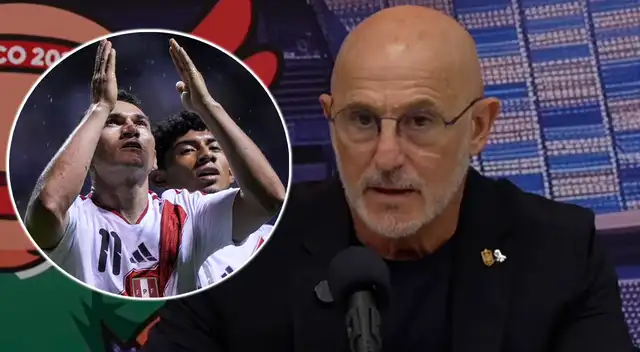 Luis de la Fuente no calló ante el gol de Perú a España.