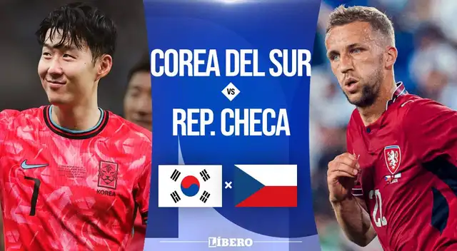 Corea del Sur vs República Checa por el Mundial 2026.