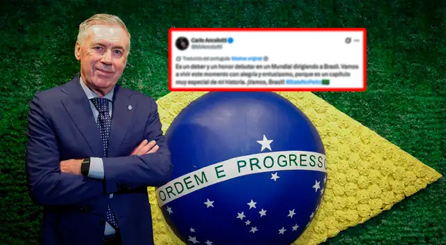Carlo Ancelotti se pronunció previo a su debut en el Mundial 2026.Foto: composición Líbero/X Carlo Ancelotti se pronunció previo a su debut en el Mundial 2026.Foto: composición Líbero/X