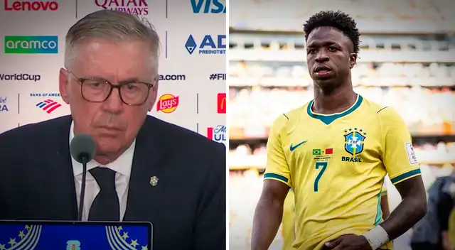 Carlo Ancelotti sorprende con firme opinión de Vinicius Jr. tras empate con Marruecos