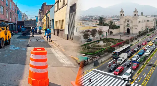 La Municipalidad de Lima rehabilitó pistas en el centro y mejora la calidad de las vías. La Municipalidad de Lima rehabilitó pistas en el centro y mejora la calidad de las vías.