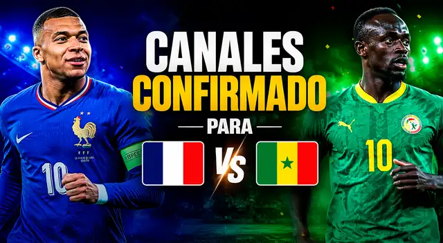 Canales para ver el partido de Francia vs Senegal. Foto: composición Líbero
