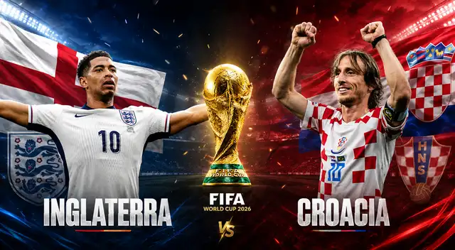 Programación de horarios para el partido entre Inglaterra vs. Croacia. Foto: composición Líbero Programación de horarios para el partido entre Inglaterra vs. Croacia. Foto: composición Líbero