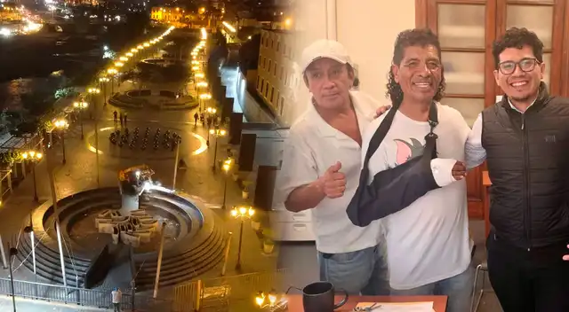 Cómicos ambulantes de la Alameda Chabuca Granda son empadronados tras ser retirados.