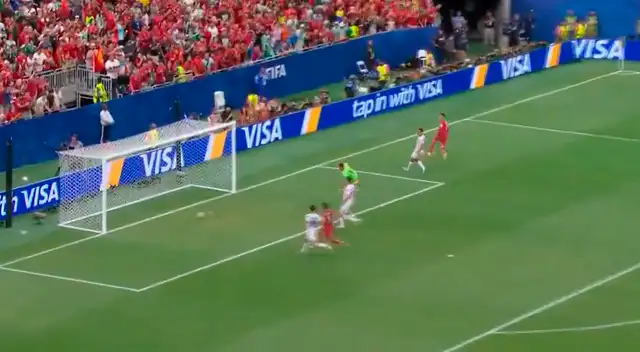 Doblete de Cristiano Ronaldo para poner el 3-0 de Portugal ante Uzbekistán. Foto: ESPN Doblete de Cristiano Ronaldo para poner el 3-0 de Portugal ante Uzbekistán. Foto: ESPN