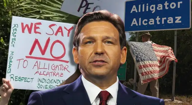 DeSantis confirma el cierre del centro de detención de inmigrantes "Alligator Alcatraz".