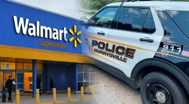 Walmart: repartidora arrestada y acusada de poner en peligro a menor y abandonarlo en auto.