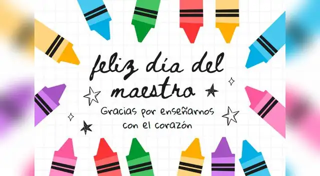 Expresa tu reconocimiento con estas coloridas tarjetas del Día del Maestro, ideales para compartir por WhatsApp y redes sociales. Expresa tu reconocimiento con estas coloridas tarjetas del Día del Maestro, ideales para compartir por WhatsApp y redes sociales.