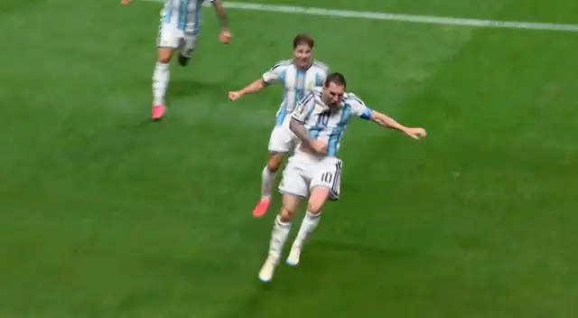 Gol de Lionel Messi para el 2-2 de Argentina ante Egipto.
