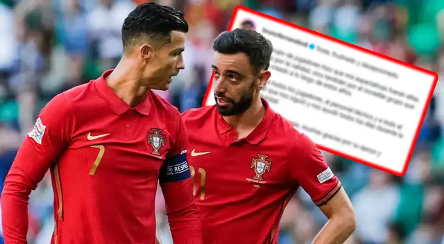 Bruno Fernandes rompió su silencio por eliminación de Portugal. Foto: composición Líbero/IG Bruno Fernandes rompió su silencio por eliminación de Portugal. Foto: composición Líbero/IG