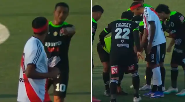 Futbolista ingresó con una aguja en la mano en la Copa Perú. Foto: composición Líbero/No Somos TV Futbolista ingresó con una aguja en la mano en la Copa Perú. Foto: composición Líbero/No Somos TV