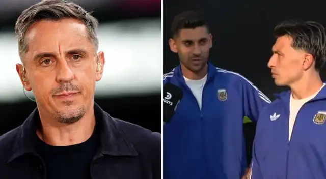 Cuti Romero y Lissandro Martínez hablaron sobre Gary Neville. Cuti Romero y Lissandro Martínez hablaron sobre Gary Neville.