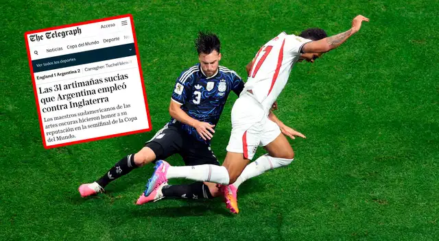 The Telegraph realizó insólito informe tras el Inglaterra vs. Argentina. The Telegraph realizó insólito informe tras el Inglaterra vs. Argentina.