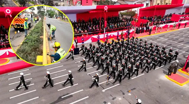 Cierran tramo de la av. Brasil debido a la Gran Parada y Desfile Cívico Militar 2026.