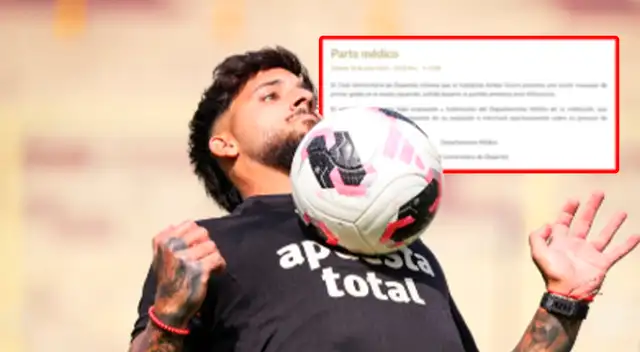 Universitario confirma dura lesión de futbolista y genera alerta en hinchas. Foto: composición Líbero/Universitario Universitario confirma dura lesión de futbolista y genera alerta en hinchas. Foto: composición Líbero/Universitario