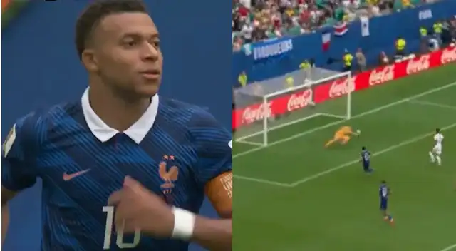 Kylian Mbappé anotó el 1-4 de Francia ante Inglaterra Kylian Mbappé anotó el 1-4 de Francia ante Inglaterra