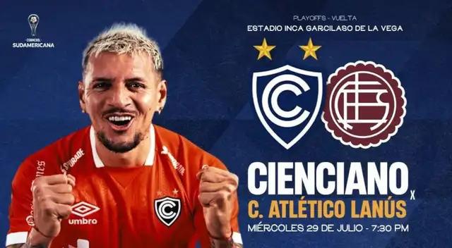 Cienciano se enfrentará a Lanús por Copa Sudamericana Cienciano se enfrentará a Lanús por Copa Sudamericana