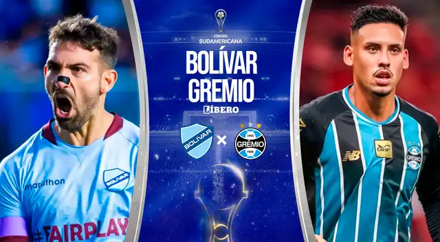 Bolívar vs Gremio EN VIVO y DIRECTO por la Copa Sudamericana. Foto: composición Líbero