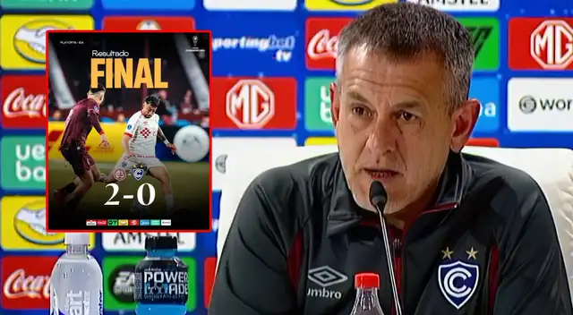 DT de Cienciano y su insólito análisis sobre derrota ante Lanús. Foto: composición Líbero/ESPN DT de Cienciano y su insólito análisis sobre derrota ante Lanús. Foto: composición Líbero/ESPN