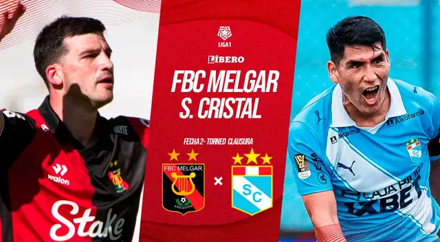 FBC Melgar vs Sporting Cristal EN VIVO por el Torneo Clausura 2026. FBC Melgar vs Sporting Cristal EN VIVO por el Torneo Clausura 2026.