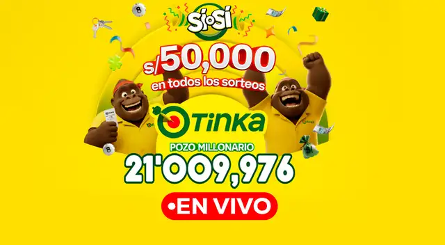 Revisa toda la información sobre el sorteo de La Tinka de HOY, domingo 26 de julio de 2026.