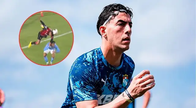 Michael Hoyos cuestionó el penal anulado en la derrota ante Melgar.