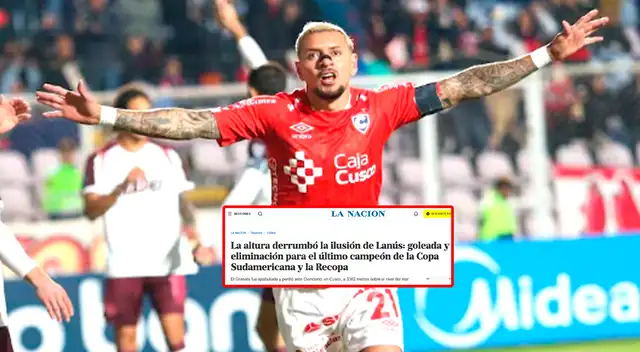La dolorosa reacción de la prensa argentina tras victoria de Cienciano ante Lanús. Foto: composición Líbero/La Tercera La dolorosa reacción de la prensa argentina tras victoria de Cienciano ante Lanús. Foto: composición Líbero/La Tercera