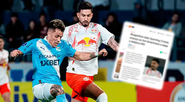 Prensa brasileña se refirió al nivel de Sporting Cristal tras eliminación ante Bragantino