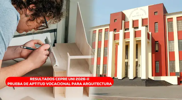 Revisa los resultados y puntajes de la Prueba de Aptitud Vocacional para Arquitectura de la Modalidad Directa CEPRE UNI 2026-II.