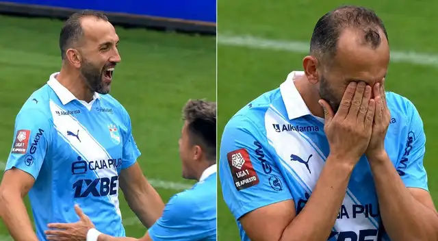 Hernán barcos puso el 1-0 de Cristal ante Juan Pablo II