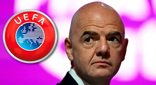 UEFA apunta a tomar medidas legales contra Gianni Infantino, presidente de la FIFA. UEFA apunta a tomar medidas legales contra Gianni Infantino, presidente de la FIFA.