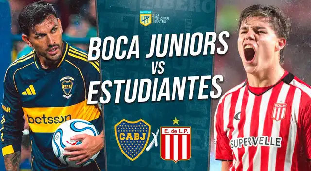 Boca Juniors recibe a Estudiantes por la fecha 2 del grupo A del Torneo Clausura 2026 de la Liga Profesional.