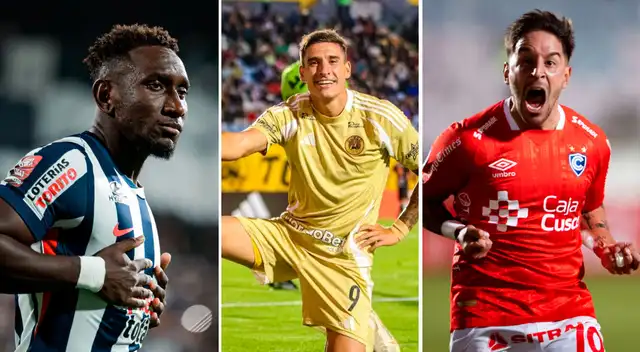 Eryc Castillo, Facundo Callejo y Alejandro Hohberg son los máximos goleadores del torneo.