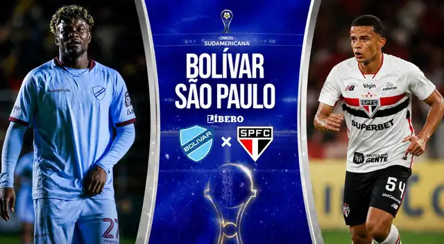 Bolívar y Sao Paulo se enfrentarán por la ida de los octavos de final de la Copa Sudamericana 2026