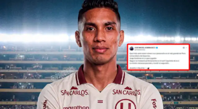 Periodista panameño publicó fuerte mensaje tras fichaje de Jorge Abdiel Gutiérrez por la 'U'. Foto: composición Líbero/Phodensss