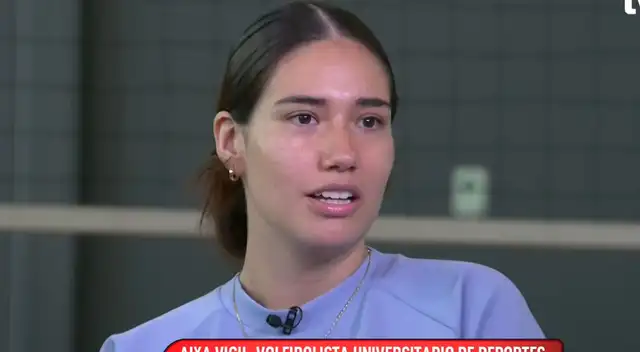 Aixa Vigil declaró sobre su participación en la Liga Peruana de Vóley. Aixa Vigil declaró sobre su participación en la Liga Peruana de Vóley.