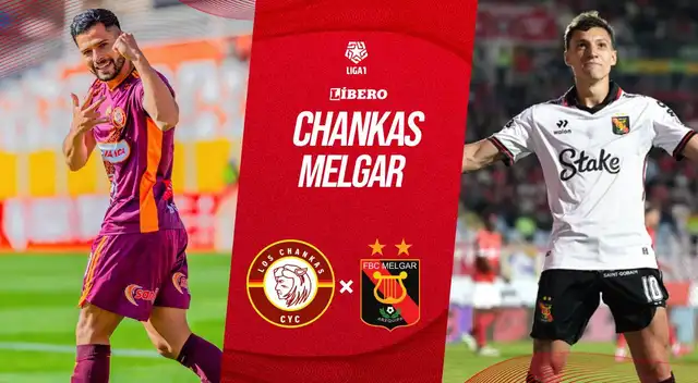 Chankas y Melgar juegan este sábado por la fecha 5 del Torneo Clausura 2026 de la Liga 1.