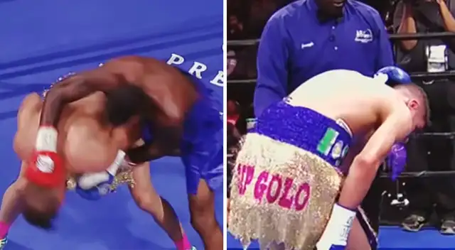 Imágenes de la pelea entre Prichard Colón y Terrel Williams.Foto: composición Líbero/ESPN Imágenes de la pelea entre Prichard Colón y Terrel Williams.Foto: composición Líbero/ESPN