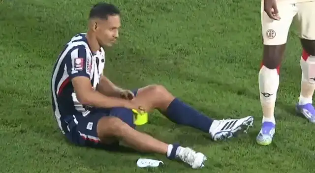 Renzo Garcés tuvo que salir del Alianza Lima vs UTC por un grave dolor