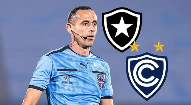 Juan Benítez fue designado como árbitro del Cienciano vs Botafogo Juan Benítez fue designado como árbitro del Cienciano vs Botafogo
