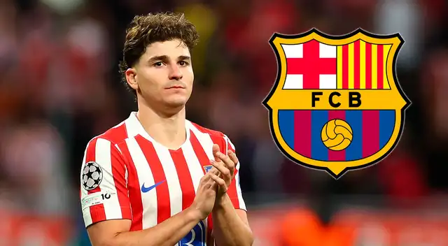 Julián Álvarez tiene contrato con Atlético de Madrid hasta 2030.   