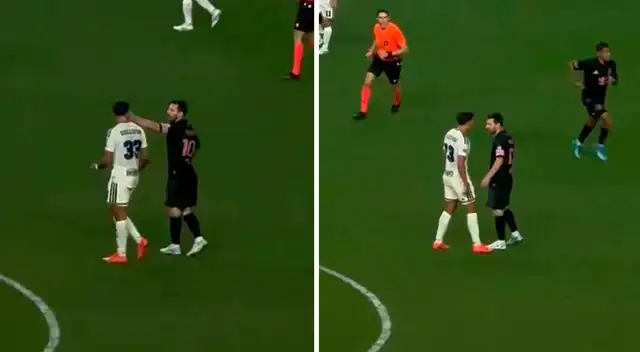 Lionel Messi agredió a un rival durante partido del Inter Miami y podría recibir dura sanción. Foto: composición Líbero