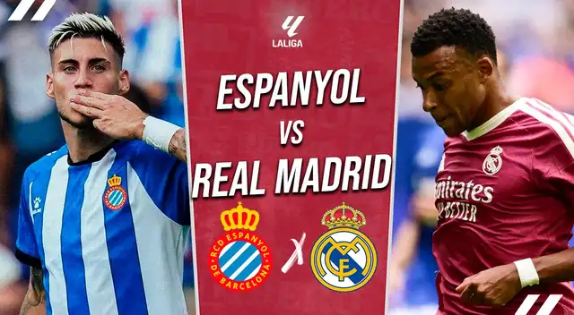 Real Madrid vs Espanyol EN VIVO por LaLiga de España.