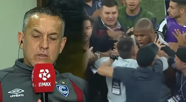 Horacio Melgarejo reveló detalles sobre trifulca tras el Cienciano vs Botafogo. Foto: composición Líbero/L1 Max/Dsports