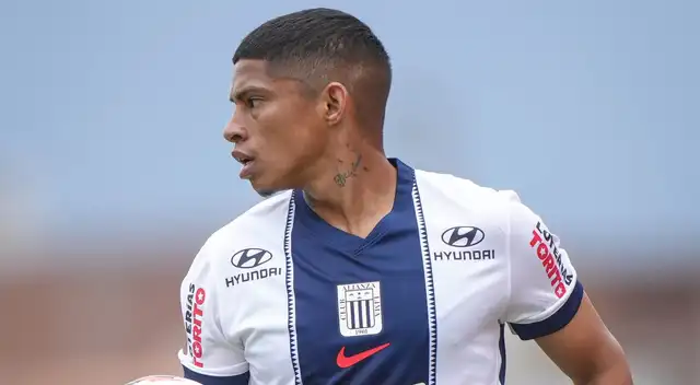 Kevin Quevedo con camiseta de Alianza Lima