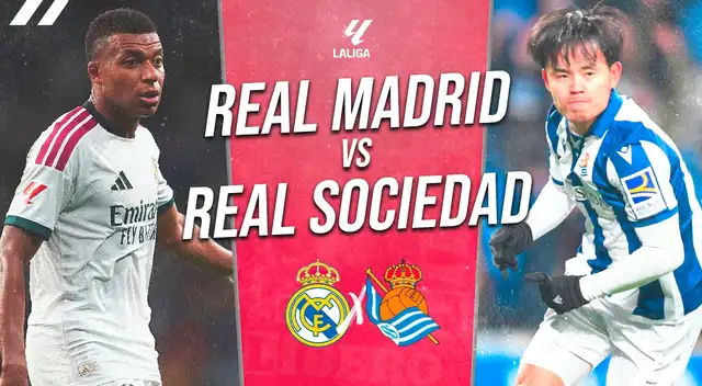 Real Madrid se enfrenta a Real Sociedad por LaLiga