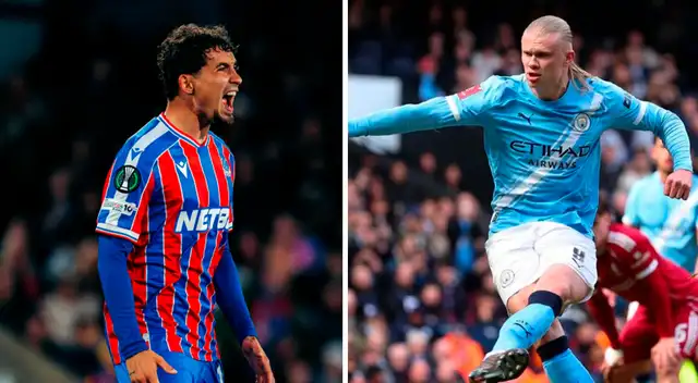 Programación del partido entre Manchester City vs Crystal Palace por Premier League. Foto: composición Líbero Programación del partido entre Manchester City vs Crystal Palace por Premier League. Foto: composición Líbero