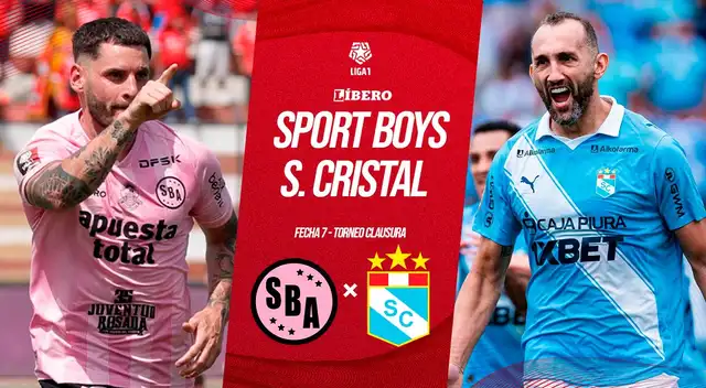 Sporting Cristal vs Sport Boys EN VIVO por fecha 7 del Torneo Clausura 2026 Sporting Cristal vs Sport Boys EN VIVO por fecha 7 del Torneo Clausura 2026
